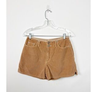 VNTG Tan Corduroy Women Shorts Size 9